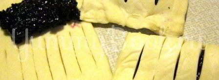 слойки с черникой. Шаг 4