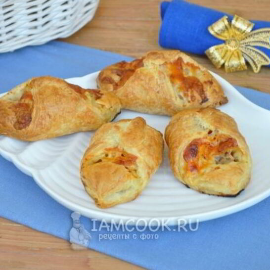 Рецепт слоек с минтаем