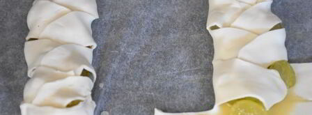 слойки с виноградом. Шаг 7