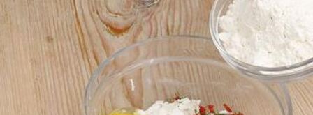 острые сырники с брынзой. Шаг 6