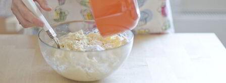 сырники из цельнозерновой муки с грушей. Шаг 6