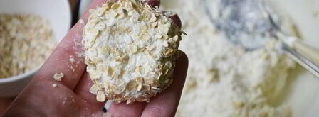 сырники с овсяными хлопьями без муки. Шаг 7