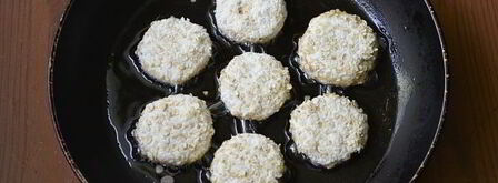 сырники с овсяными хлопьями без муки. Шаг 8