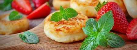 сырники с яблоком. Шаг 8