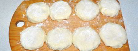 сырники со сметаной в духовке. Шаг 3