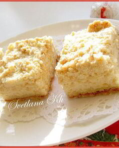 Творожник с яблоками и апельсиновой цедрой