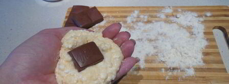 творожники с начинкой. Шаг 5