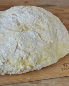 Бездрожжевое тесто с сыром