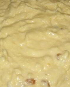 Бисквитное тесто с творогом