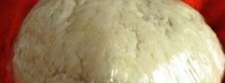 слоеное творожное тесто. Шаг 3