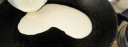 тесто для тонких блинов. Шаг 5