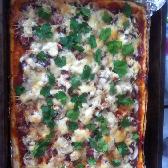 Рецепт тонкого дрожжевого теста для пиццы