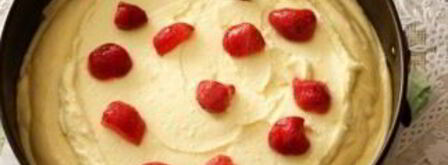 творожный пирог с бисквитным тестом. Шаг 9