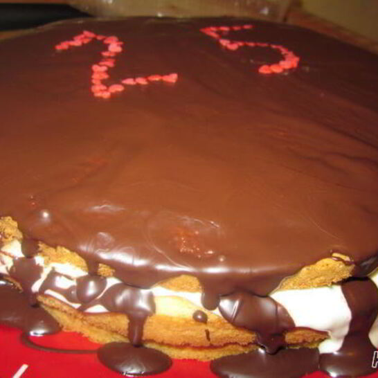 Рецепт бананового торта