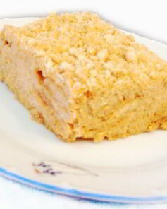 Ленивый торт наполеон со сгущенкой