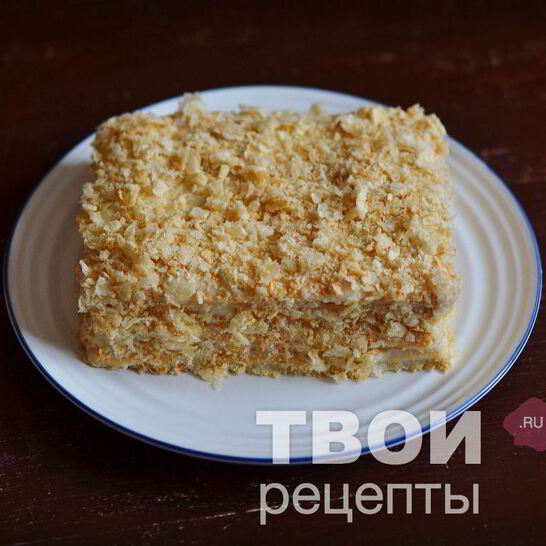 Рецепт наполеона из слоеного теста