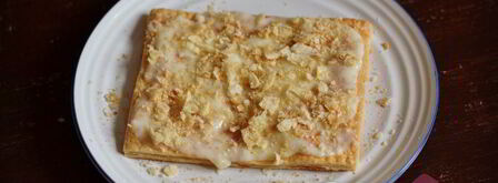 наполеон из слоеного теста. Шаг 9