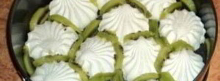 торт без выпечки с киви. Шаг 3