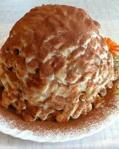 Торт из печенья без выпечки со сгущенкой