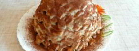 торт из печенья без выпечки со сгущенкой. Шаг 4