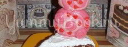 торт женское сердце. Шаг 9