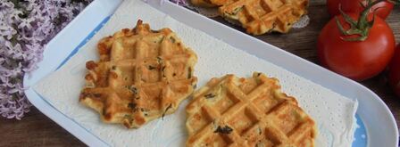 амарантовые вафли с морской капустой. Шаг 9