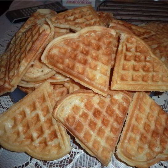 Рецепт мягких вафель для электровафельницы