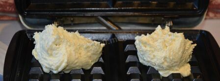 творожные вафли в вафельнице. Шаг 9