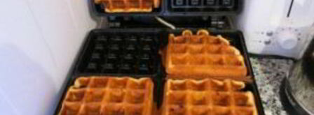 вафли на кефире в электровафельнице. Шаг 4