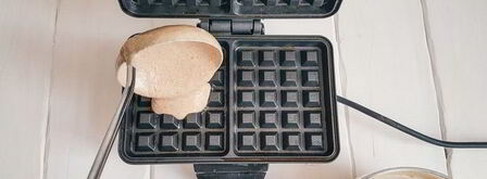 вафли с корицей и яблочным пюре. Шаг 8