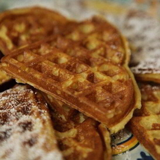 Рецепт вафель с тыквой и кардамоном