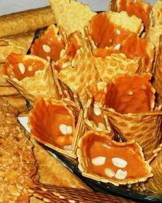 Вафли со сгущенкой