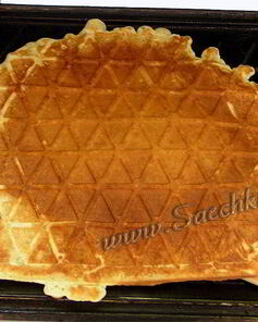 Вафли в вафельнице