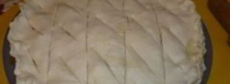 выпечка из слоеного дрожжевого теста с творогом. Шаг 3