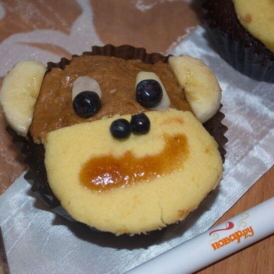 Рецепт выпечки в виде обезьянки