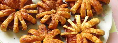 яблочные слойки-цветы. Шаг 11