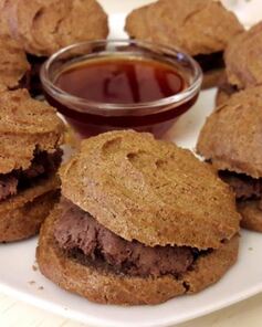 Гречневые профитроли с паштетом из дичи