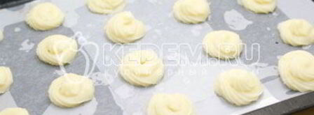 профитроли с кремом поцелуй. Шаг 7