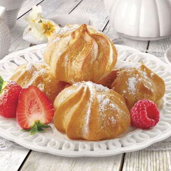 Рецепт профитролей с нежным кремом