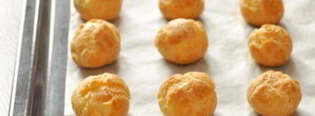 профитроли с семгой и сливочным сыром. Шаг 4