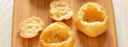 профитроли с семгой и сливочным сыром. Шаг 5