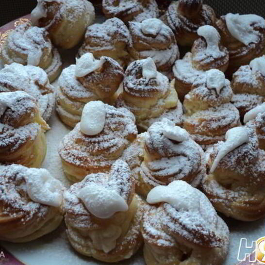 Рецепт профитролей с ванильным заварным кремом