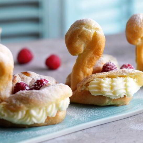 Рецепт эклеров лебеди