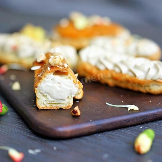 Рецепт эклеров с белковым кремом