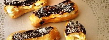 эклеры с кокосовым кремом. Шаг 8