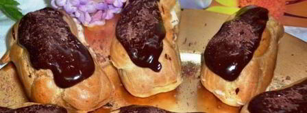 эклеры с кокосовым кремом. Шаг 10