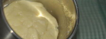 эклеры со взбитыми сливками и сгущенкой. Шаг 4