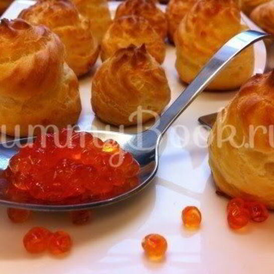 Рецепт закусочных сырных эклеров