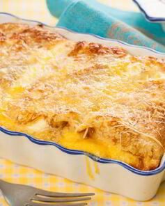 Блинная запеканка