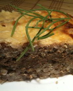 Гречневая запеканка с печенью